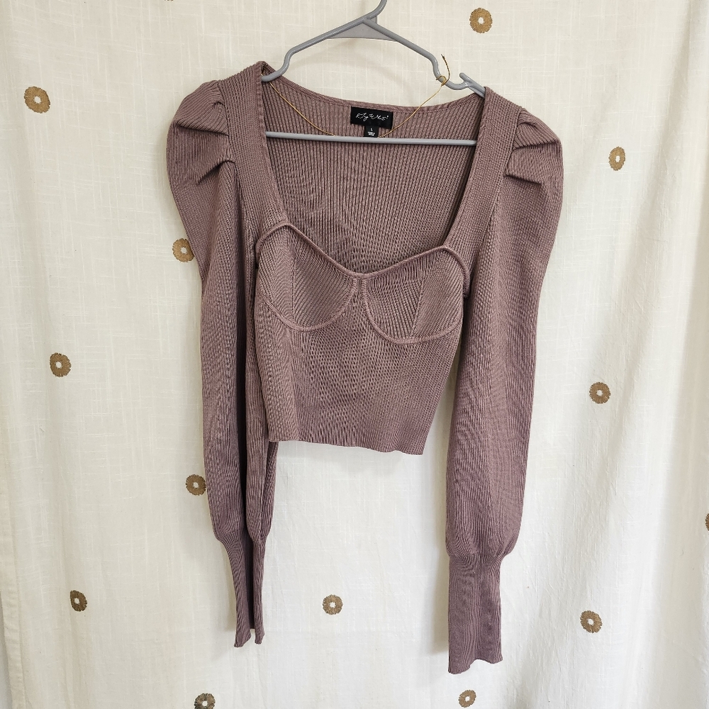 Say What Ribbed Knit Top